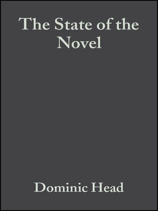Title details for The State of the Novel by Dominic Head - Available